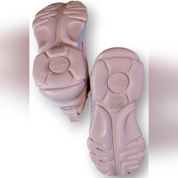 Buffalo London Corin Women’s 6.5 Blush Pale Pink Barbie Core Chunky Sneaker